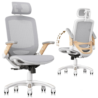 Ergonomic High Back Mesh Office Chair with Lumbar Support & Headrest