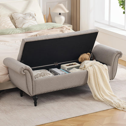obmedin 63.78" Ottoman with Storage Storage Ottoman Bench