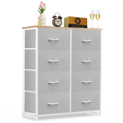 SageNest Dresser for Bedroom, Anti-Tip Tall Storage Organizer