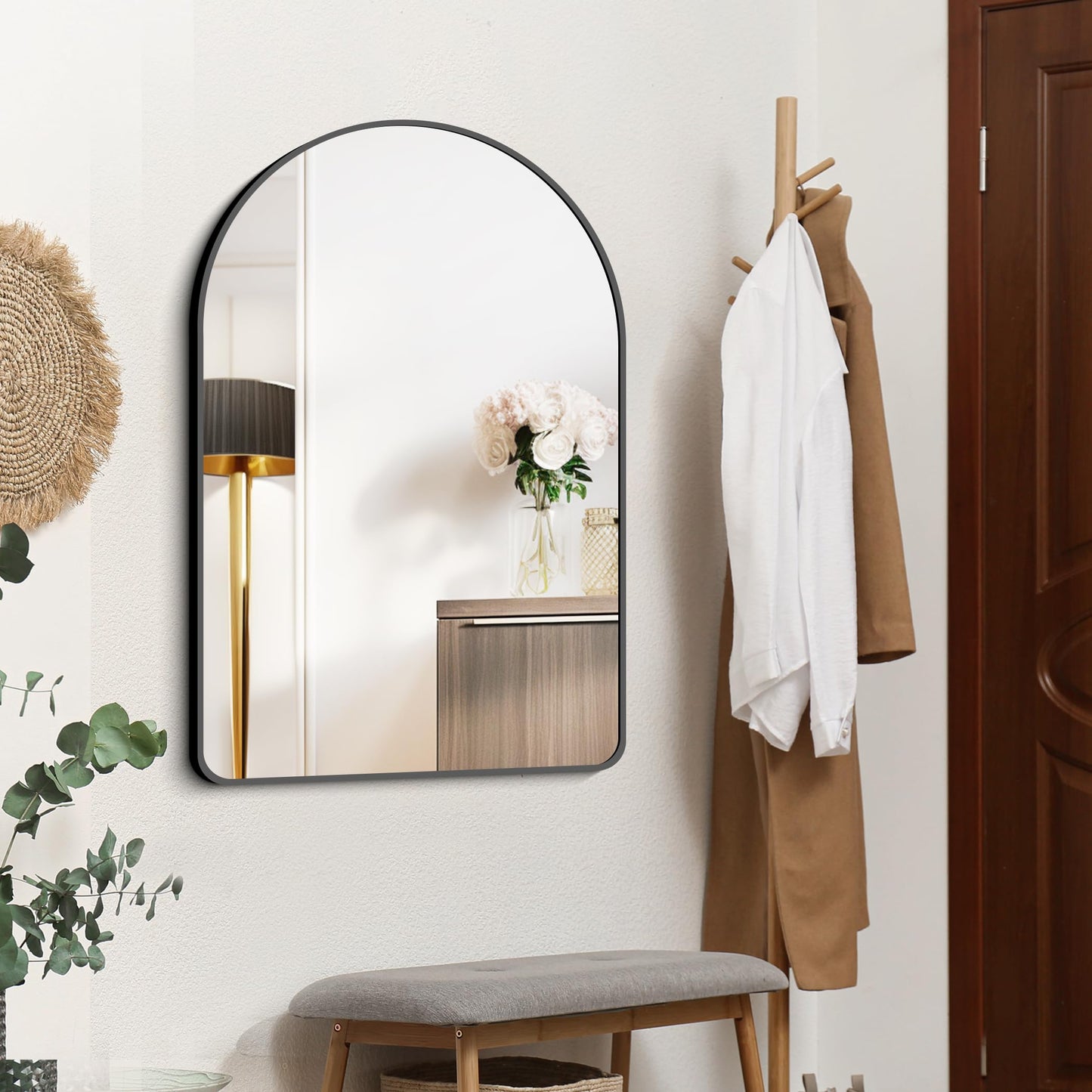 FORBATH Arched Bathroom Mirror