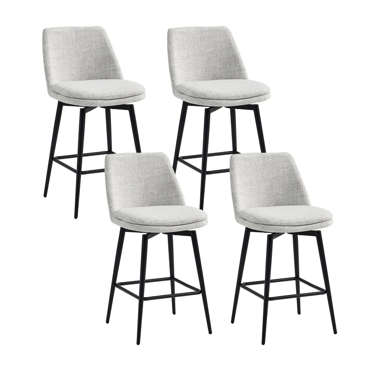 CHITA Swivel Counter and Bar Stools