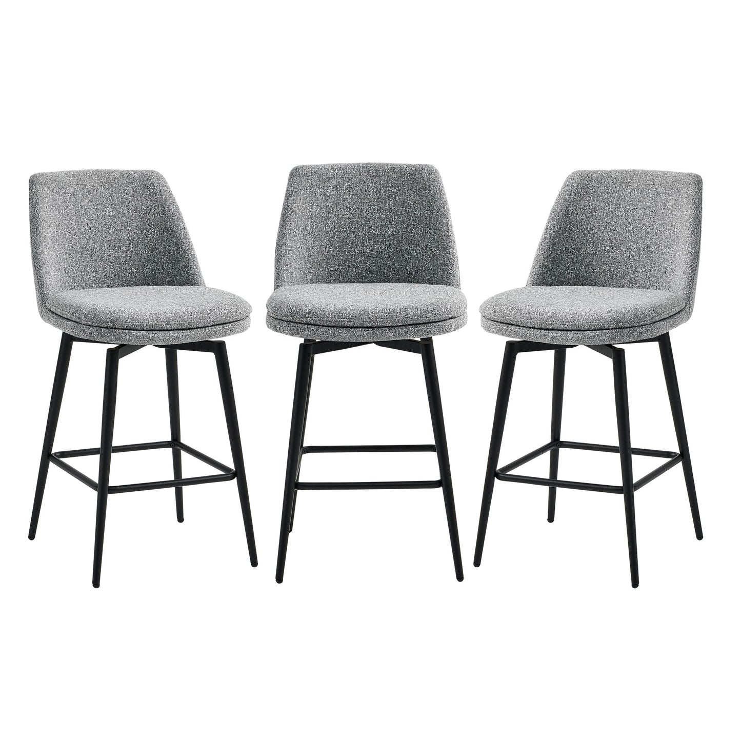 CHITA Swivel Counter and Bar Stools