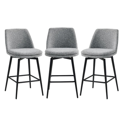 CHITA Swivel Counter and Bar Stools