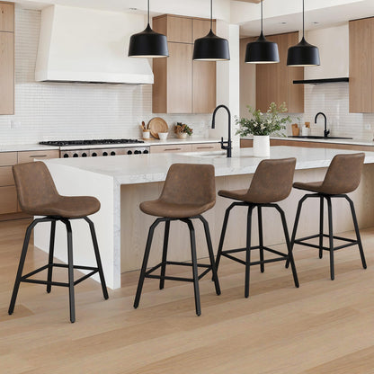 LUE BONA 360° Swivel Bar Stools