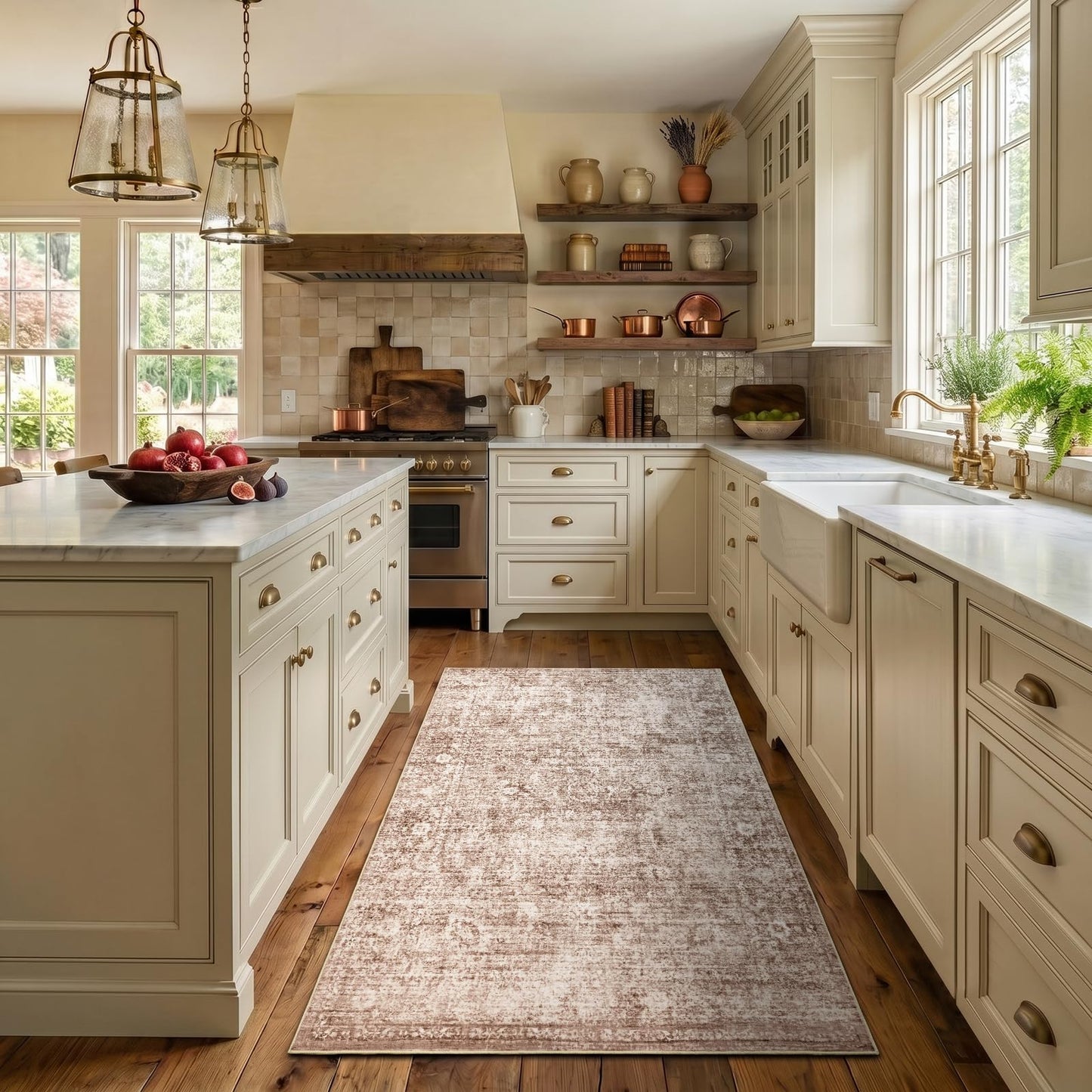 Homemate Washable Area Rug for Home Decor