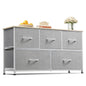WLIVE Dresser for Bedroom with 5 Drawers