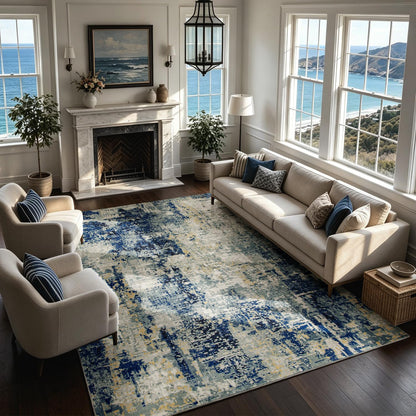 Lbris Machine Washable Rugs 8x10 Area Rugs for Living Room,Bedroom,Dining Room