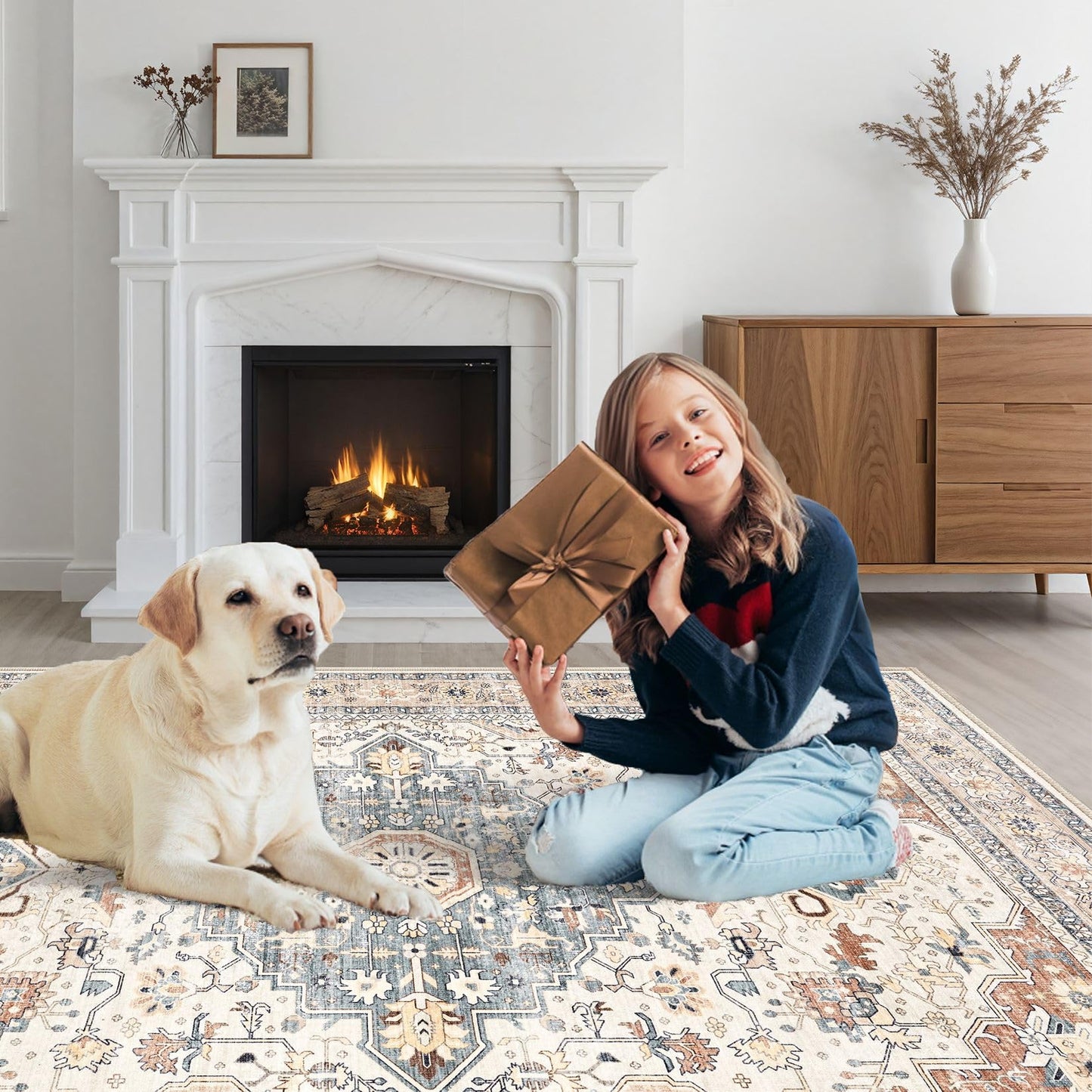 LOONGRUG Vintage Area Rugs
