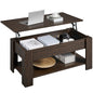 Lift Top Coffee Table with Hidden Storage Compartment for Living Room