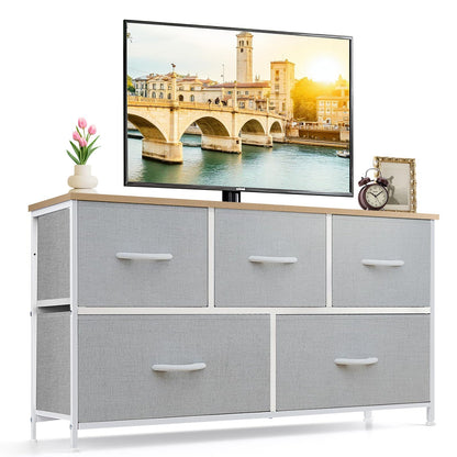 SageNest Dresser for Bedroom, Anti-Tip Tall Storage Organizer