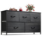 WLIVE Dresser for Bedroom with 5 Drawers