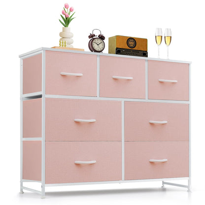 SageNest Dresser for Bedroom, Anti-Tip Tall Storage Organizer