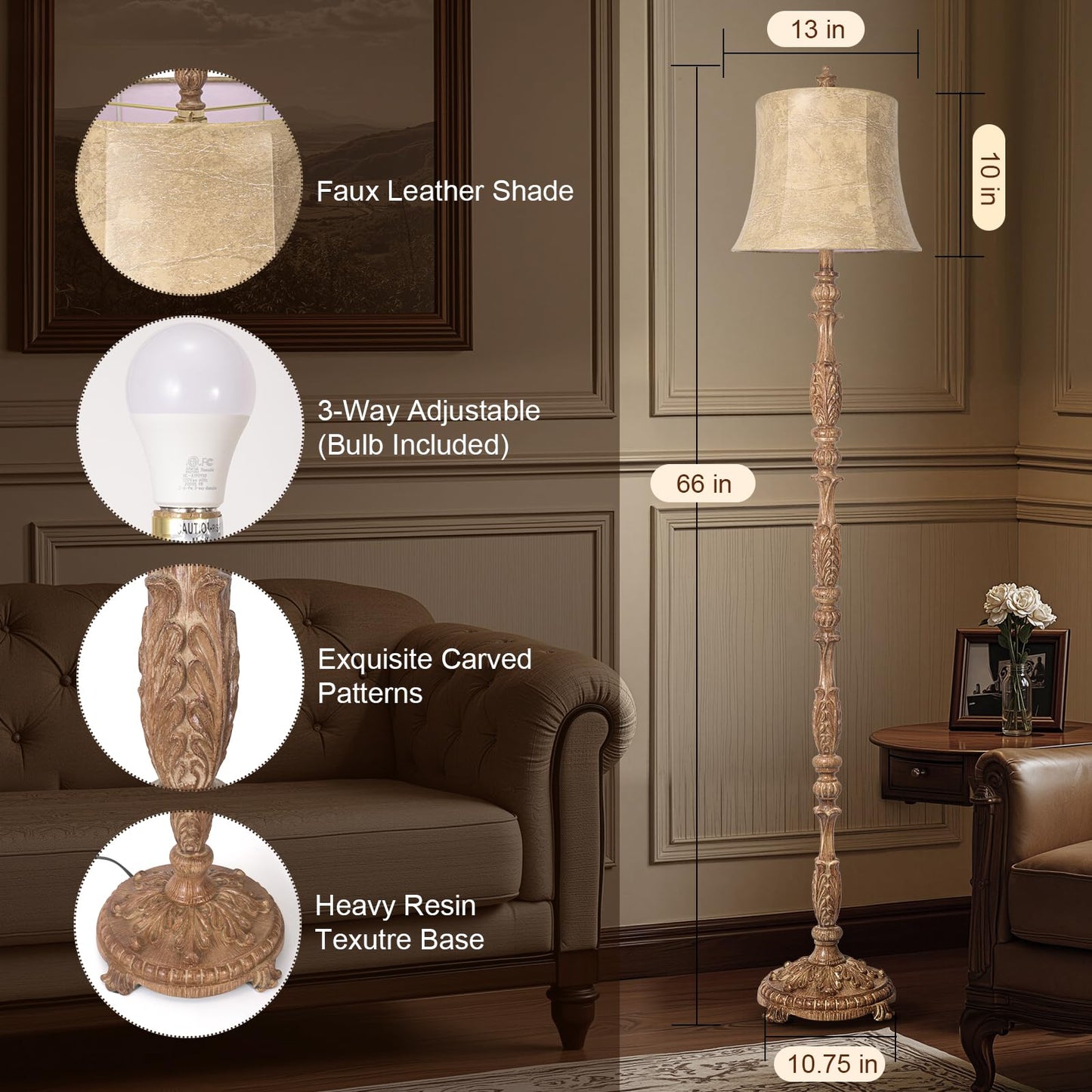 Dual Lantern Tree Floor Lamp Series