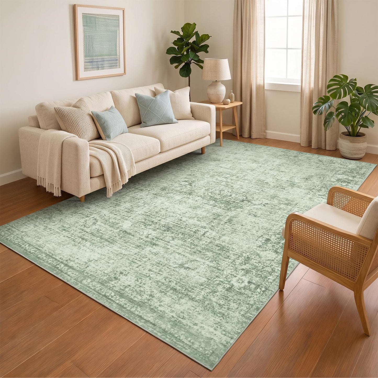 Homemate Washable Area Rug for Home Decor