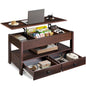 WLIVE Lift Top Coffee Table with Hidden Storage