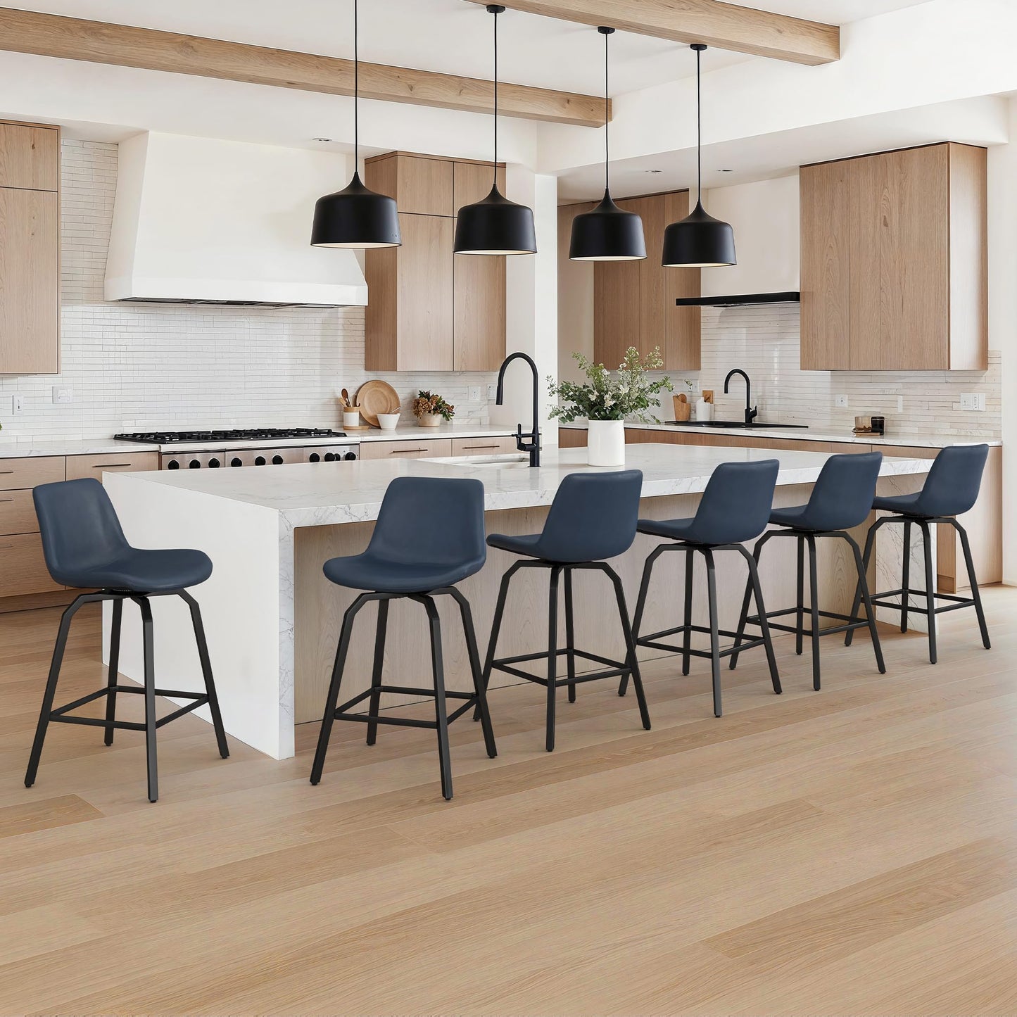 LUE BONA 360° Swivel Bar Stools