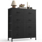 7 Drawer Fabric Dresser with Storage Bins and Steel Frame for Bedroom & Closet
