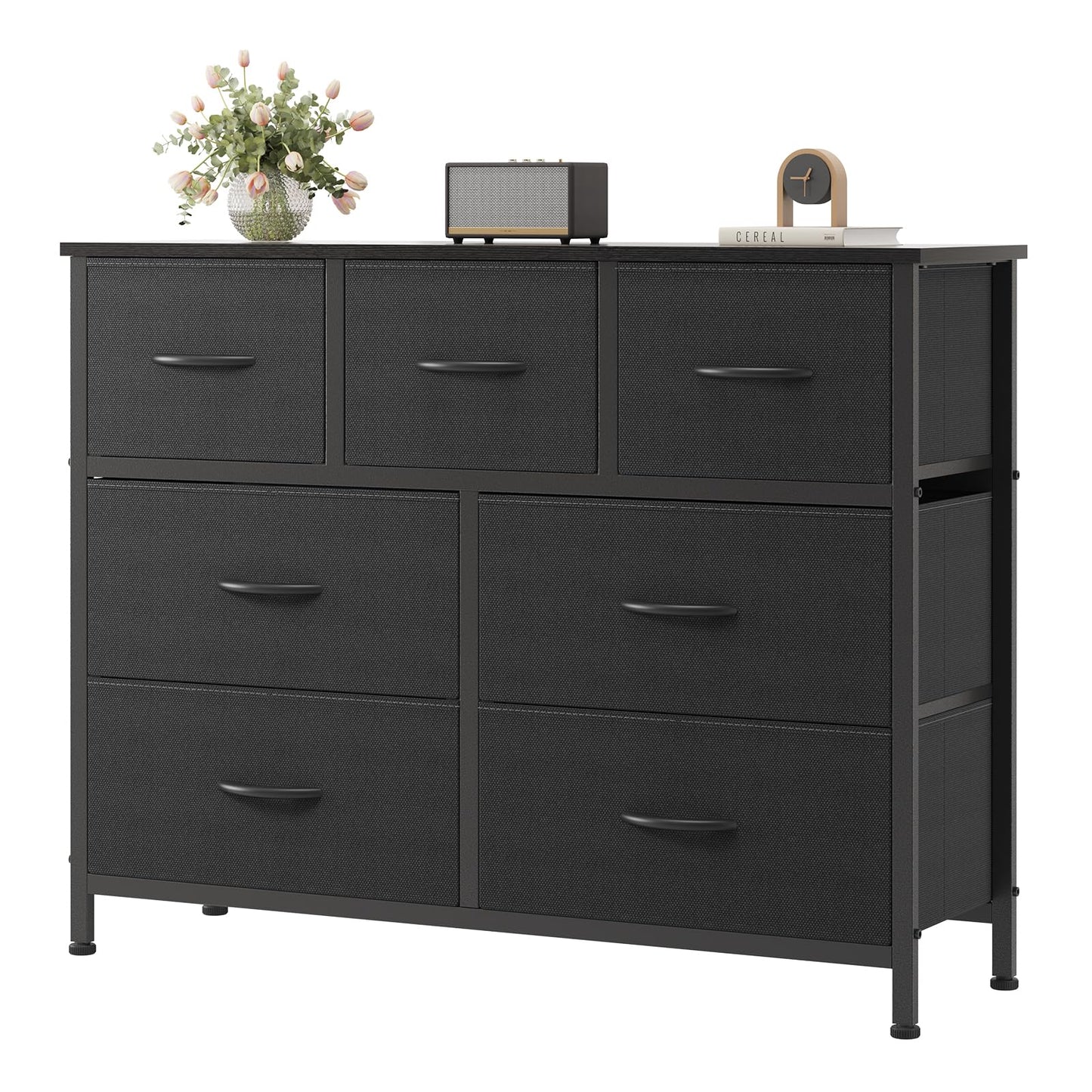 OLIXIS Dresser for Bedroom with 7 Fabric Drawers Storage Organizer