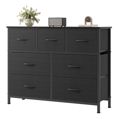 OLIXIS Dresser for Bedroom with 7 Fabric Drawers Storage Organizer