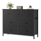 OLIXIS Dresser for Bedroom with 7 Fabric Drawers Storage Organizer