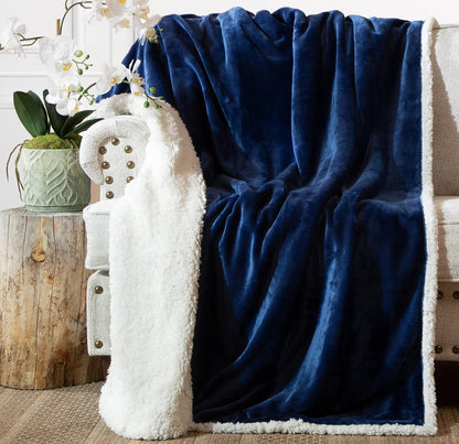 Ultra Soft Plush Sherpa Fleece Oversized Throw Blanket for Home Decor