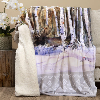 Ultra Soft Plush Sherpa Fleece Oversized Throw Blanket for Home Decor