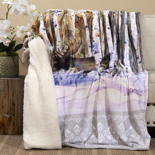 Ultra Soft Plush Sherpa Fleece Oversized Throw Blanket for Home Decor