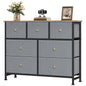 OLIXIS Dresser for Bedroom with 7 Fabric Drawers Storage Organizer