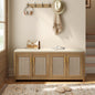 VASAGLE Shoe Bench with Cushion, Entryway Storage Bench