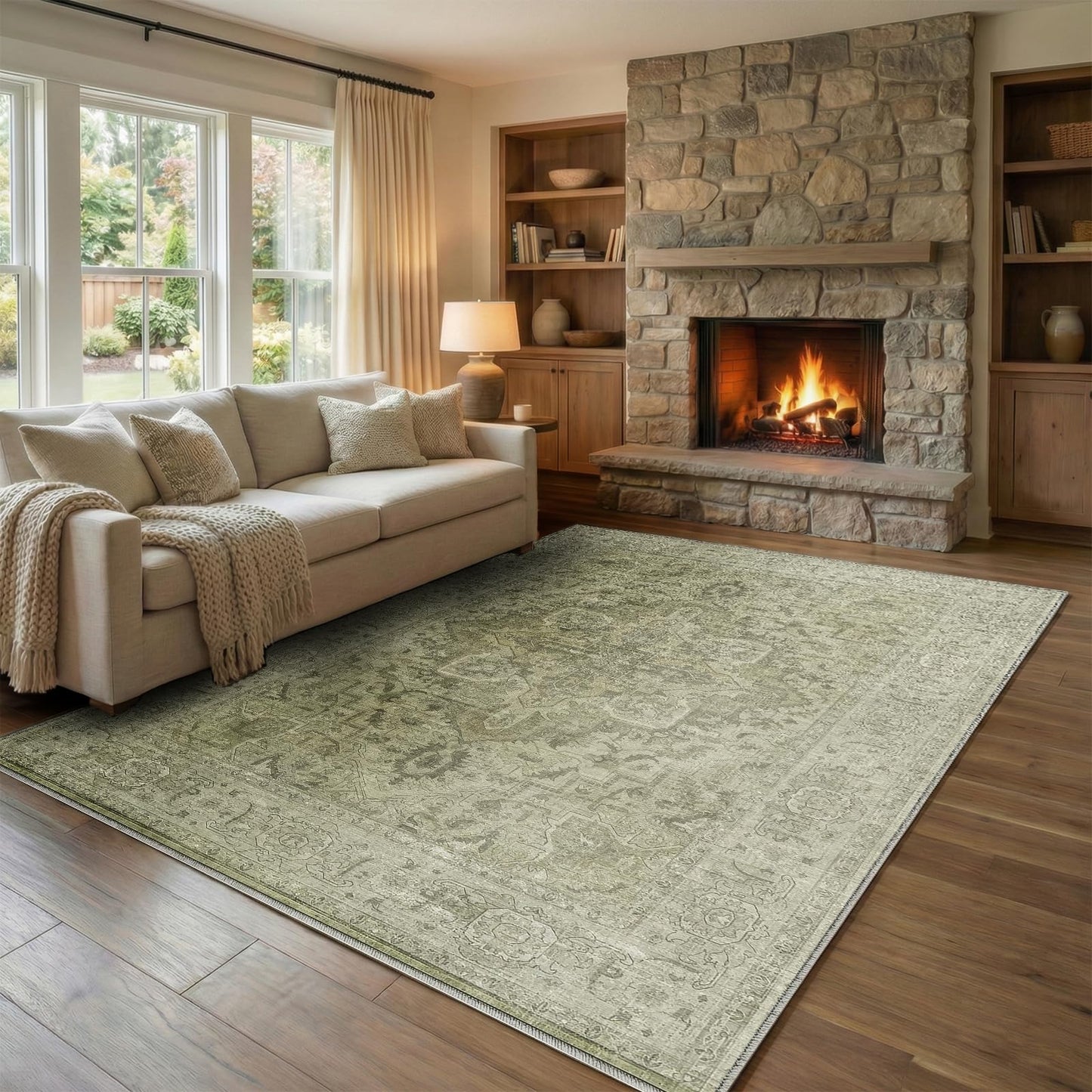 Homemate Washable Area Rug for Home Decor
