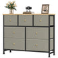 OLIXIS Dresser for Bedroom with 7 Fabric Drawers Storage Organizer