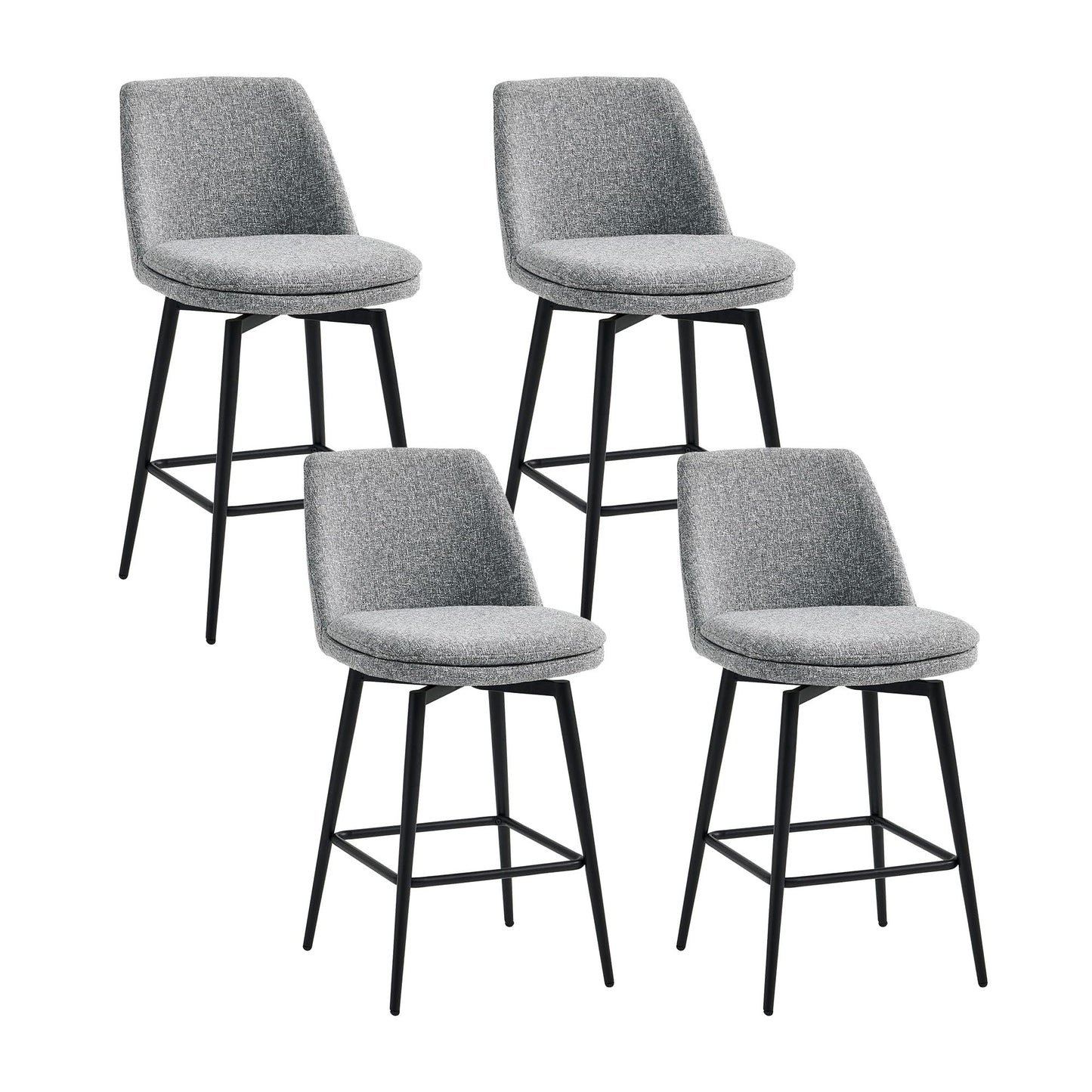 CHITA Swivel Counter and Bar Stools
