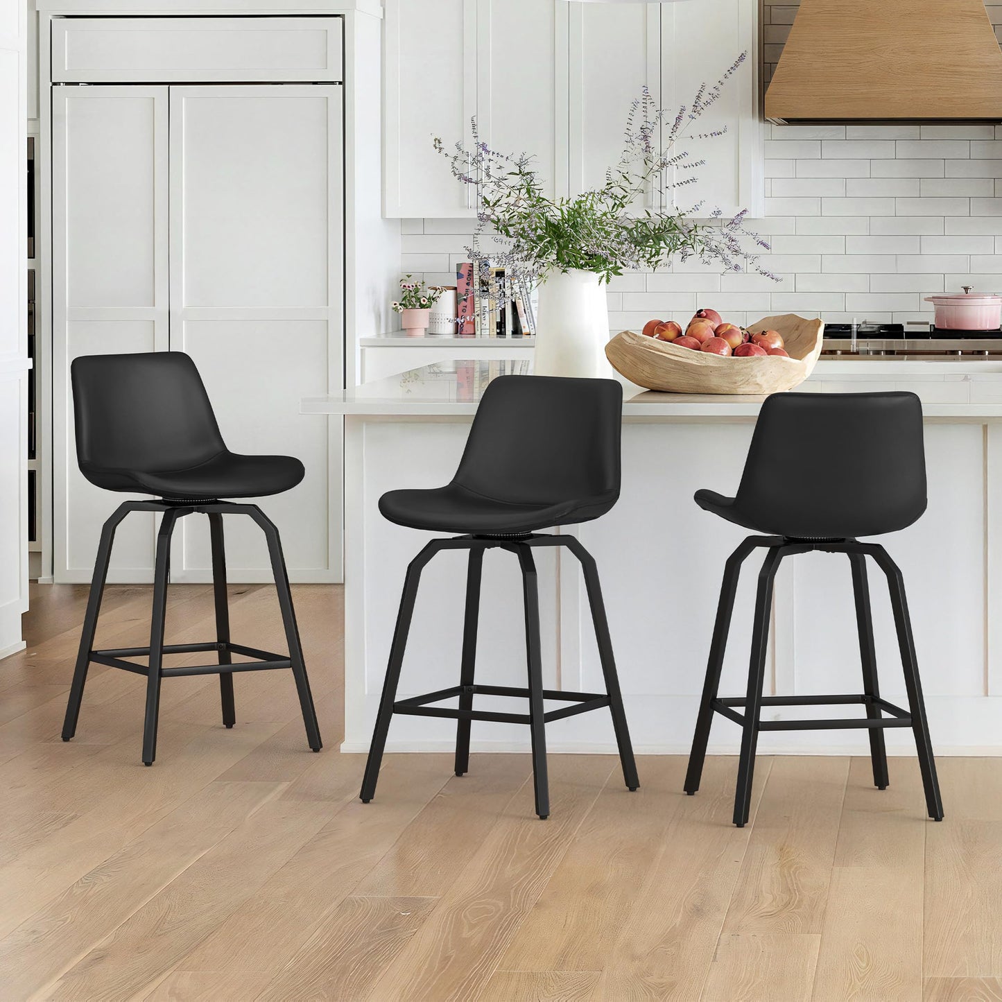 LUE BONA 360° Swivel Bar Stools