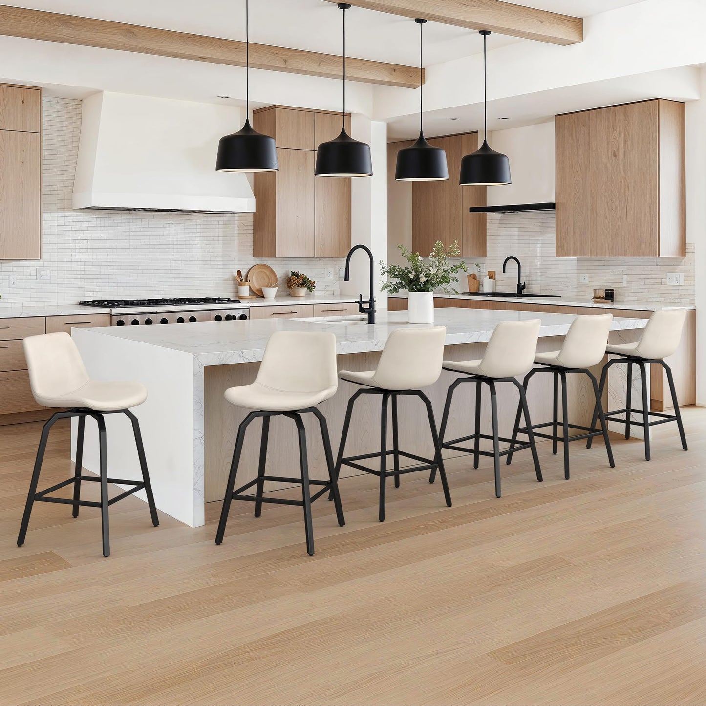 LUE BONA 360° Swivel Bar Stools