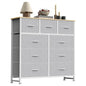 7 Drawer Fabric Dresser with Storage Bins and Steel Frame for Bedroom & Closet