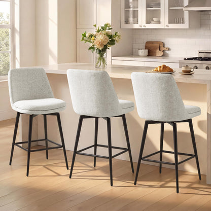 CHITA Swivel Counter and Bar Stools
