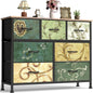 OLIXIS Dresser for Bedroom with 7 Fabric Drawers Storage Organizer