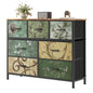 7 Drawer Fabric Dresser with Storage Bins and Steel Frame for Bedroom & Closet
