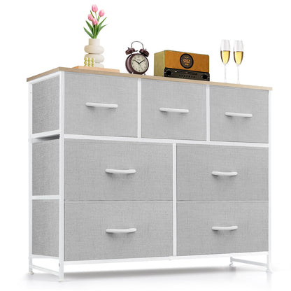 SageNest Dresser for Bedroom, Anti-Tip Tall Storage Organizer