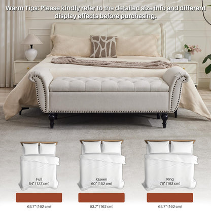 obmedin 63.78" Ottoman with Storage Storage Ottoman Bench