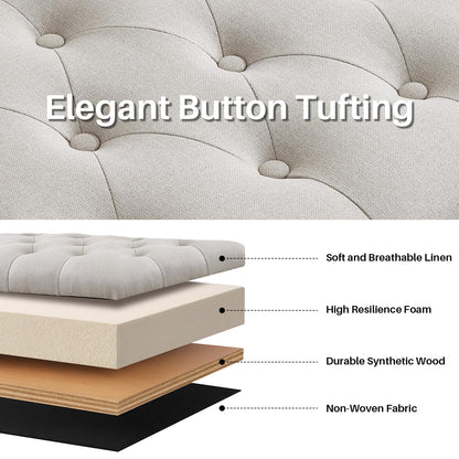 obmedin 63.78" Ottoman with Storage Storage Ottoman Bench
