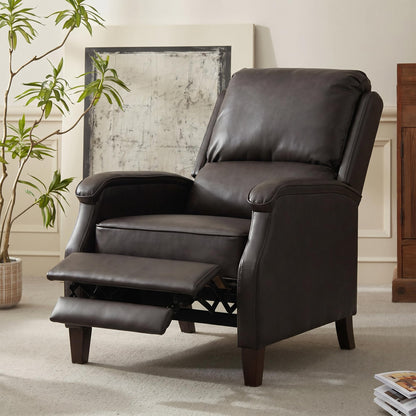 VKNOW Recliner Chair，Fabric Recliner with Adjustable Back