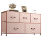WLIVE Dresser for Bedroom with 5 Drawers
