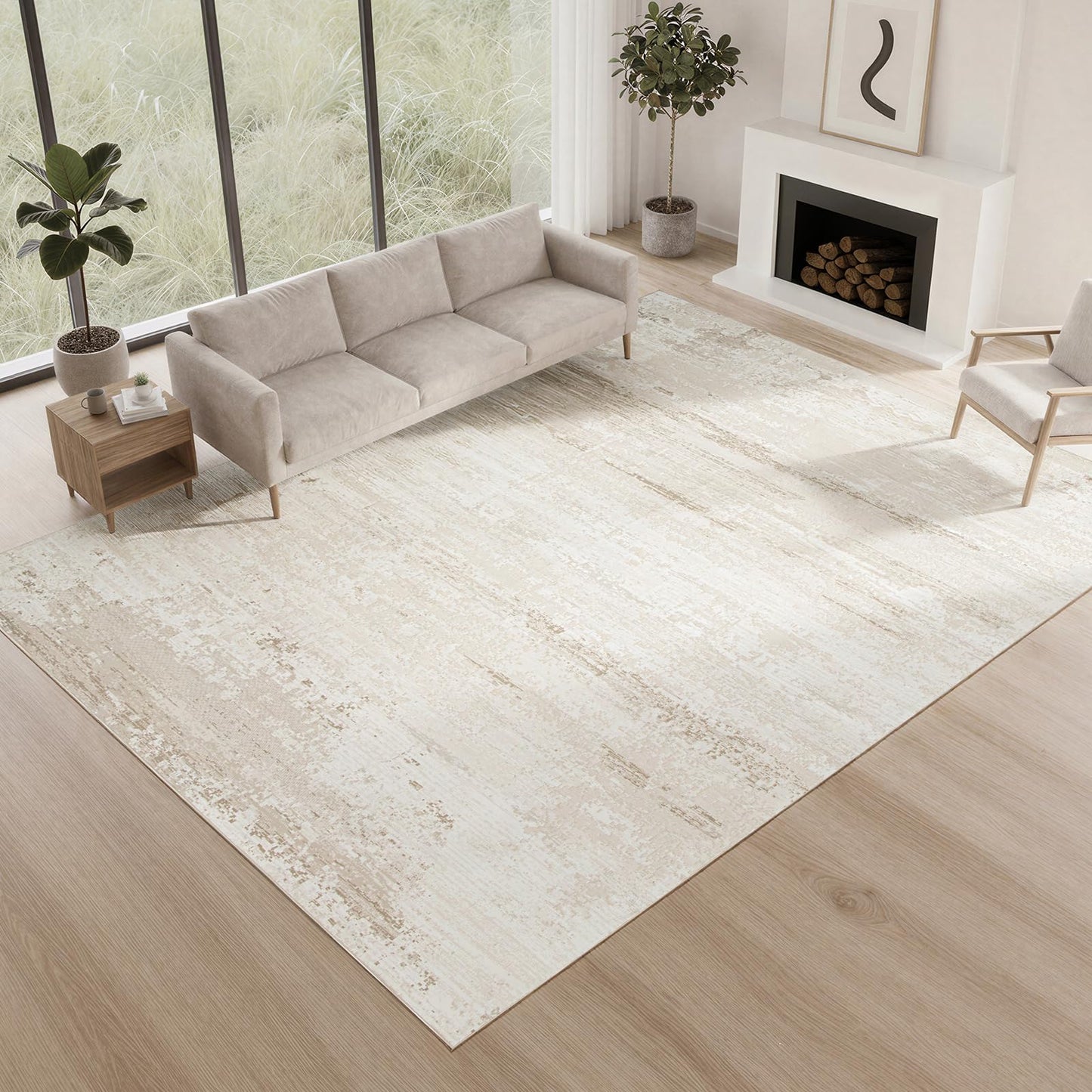 Lbris Machine Washable Rugs 8x10 Area Rugs for Living Room,Bedroom,Dining Room