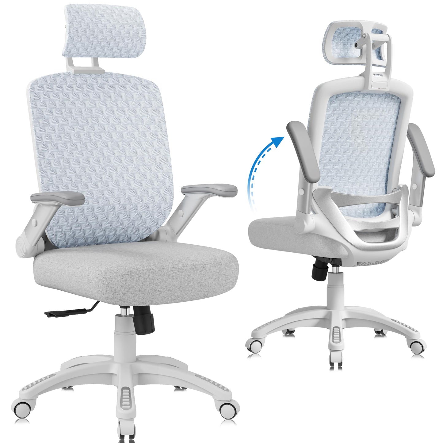 Ergonomic High Back Mesh Office Chair with Lumbar Support & Headrest