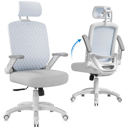 Ergonomic High Back Mesh Office Chair with Lumbar Support & Headrest