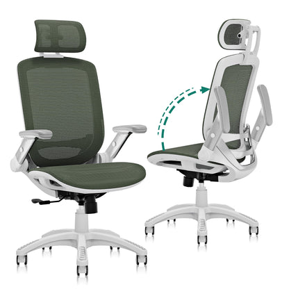 Ergonomic High Back Mesh Office Chair with Lumbar Support & Headrest