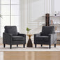 Mid Century Modern Accent Chair with Upholstered Seat & Wood Legs