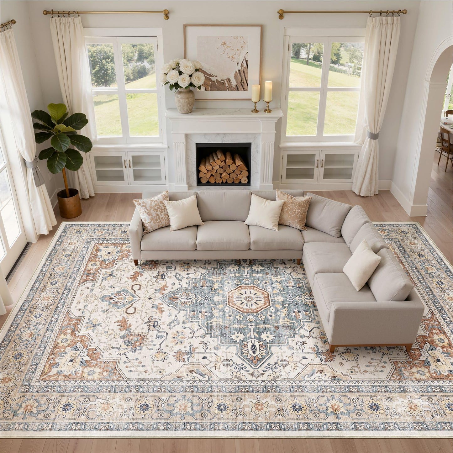 LOONGRUG Vintage Area Rugs