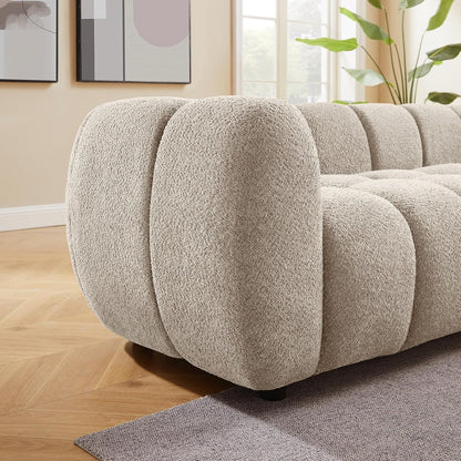 VANOMi 88" Oversized Boucle Sofa, Modern Upholstered